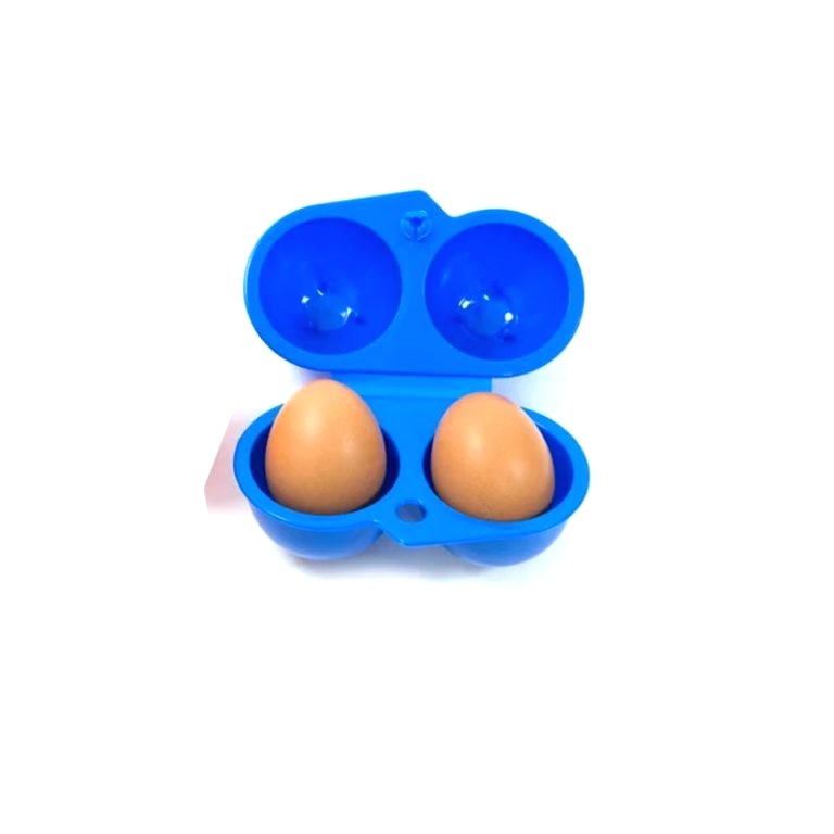 Boîte De Rangement à Œufs Pour Réfrigérateur - 6 Œufs, Plastique Transparent Avec Couvercle - Portable Pour Pique-nique, Camping - 5